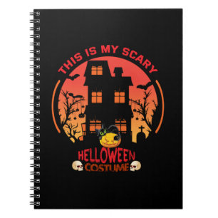 Halloween This Is My Scary Helloween Anzug Notizblock