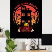 Halloween This Is My Scary Helloween Anzug Poster (Heimbüro)
