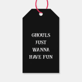 Halloween Three Cute Cheerful Ghosts Black White  Geschenkanhänger