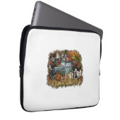 Halloween-Tier Laptopschutzhülle (Vorne Rechts)