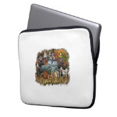 Halloween-Tier Laptopschutzhülle (Vorderseite Links)