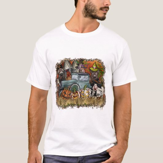 Halloween-Tier T-Shirt (Vorderseite)