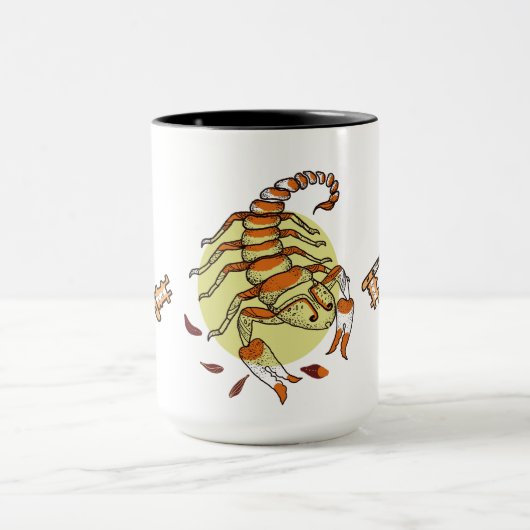 Halloween-Tierart Tasse (Zentrum)