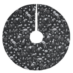 Halloween Tiere Fledermäuse Hunde Katzen Spinnen S Polyester Weihnachtsbaumdecke