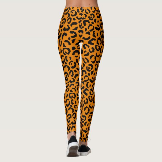 Halloween-Tiermuster Leggings (Rückseite)