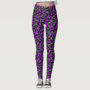 Halloween-Tiermuster Leggings