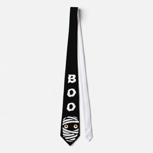 Halloween Ties Fun Halloween Mummy Costume Tie Krawatte (Vorderseite)