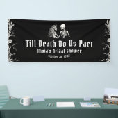 Halloween Till Death Do us Part Brautparty Banner (Messe)