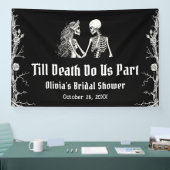 Halloween Till Death Do us Part Brautparty Banner (Messe)