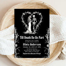 Halloween Till Death Do us Part Brautparty