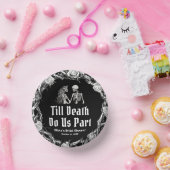 Halloween Till Death Do us Part Brautparty Pappteller (Party)