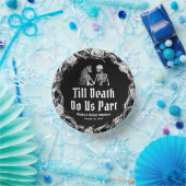Halloween Till Death Do us Part Brautparty Pappteller (Party)