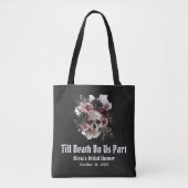 Halloween Till Death Do us Part Brautparty Tasche (Vorderseite)