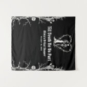 Halloween Till Death Do us Part Brautparty Wandteppich (Vorderseite (Horizontal))