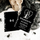 Halloween Till Death Do us Part Gothic Wedding Einladung