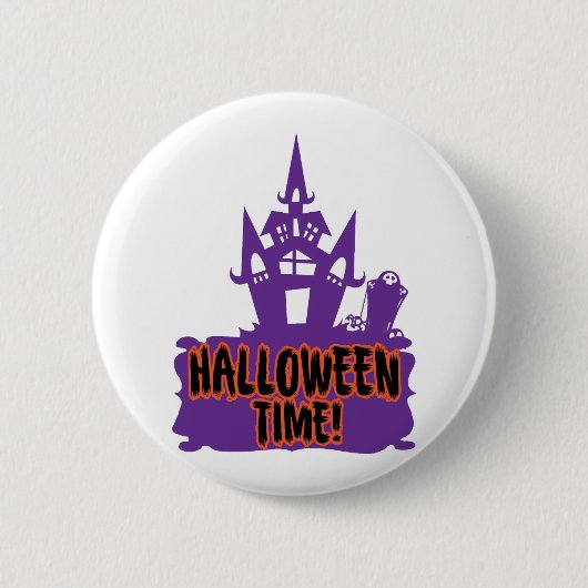 Halloween Time! Button (Vorderseite)