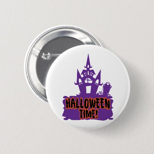 Halloween Time! Button (Vorne & Hinten)