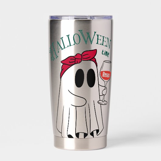 Halloween Time Spooky Thermobecher (Vorderseite)