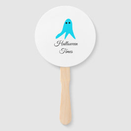 Halloween Times blauer Geisterschreiber handgezeic Fächer