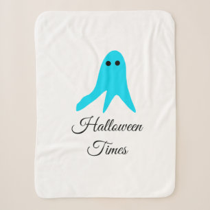 Halloween Times blauer Geisterschreiber handgezeic Sherpadecke