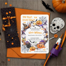 Halloween Tiny Feet, sprichwörtlich süße Babydusch