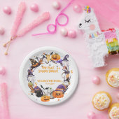 Halloween Tiny Feet, sprichwörtlich süße Babydusch Pappteller (Party)