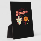 Halloween Tis The Season Retro Costume Groovy Wome Fotoplatte (Seite)