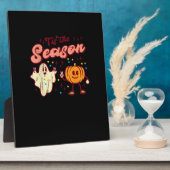 Halloween Tis The Season Retro Costume Groovy Wome Fotoplatte (Seite)