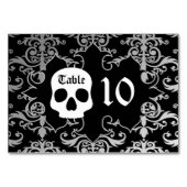 Halloween-Tischnummer Tischnummer (Rückseite)