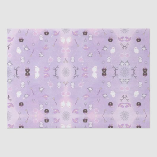 Halloween-Tissue Seidenpapier (Vorderseite)