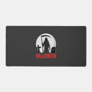 Halloween-Todesernte-Friedhofsdesign Schreibtischunterlage
