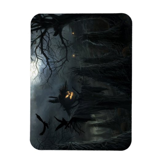 Halloween-Todesfeld Magnet (Vertikal)