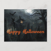Halloween-Todesfeld Postkarte (Vorderseite)
