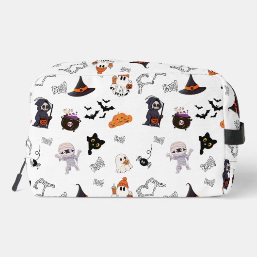 Halloween Toilettenbeutel mit Volldruckzauberei Waschbeutel (Rückseite)