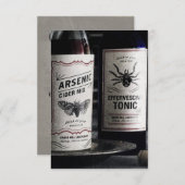 Halloween Tonic CHANGE FARBE - Einladungen / UAWG (Vorne/Hinten)