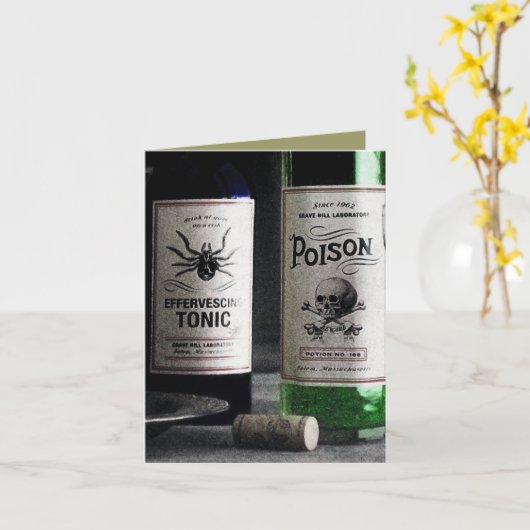 Halloween Tonic ~ Karte (Gelbe Blume)