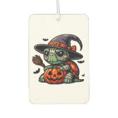 Halloween Tortoise Turtle Hexenhut Kostüm Spooky Autolufterfrischer (Vorderseite)