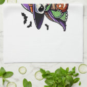 Halloween Tortoise Turtle Hexenhut Kostüm Spooky Geschirrtuch (Gefaltet)