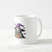 Halloween Tortoise Turtle Hexenhut Kostüm Spooky Kaffeetasse (VorderseiteRechts)