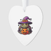 Halloween Tortoise Turtle Hexenhut Kostüm Spooky Ornament (Vorderseite)