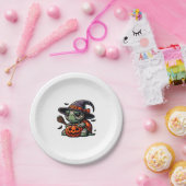 Halloween Tortoise Turtle Hexenhut Kostüm Spooky Pappteller (Party)