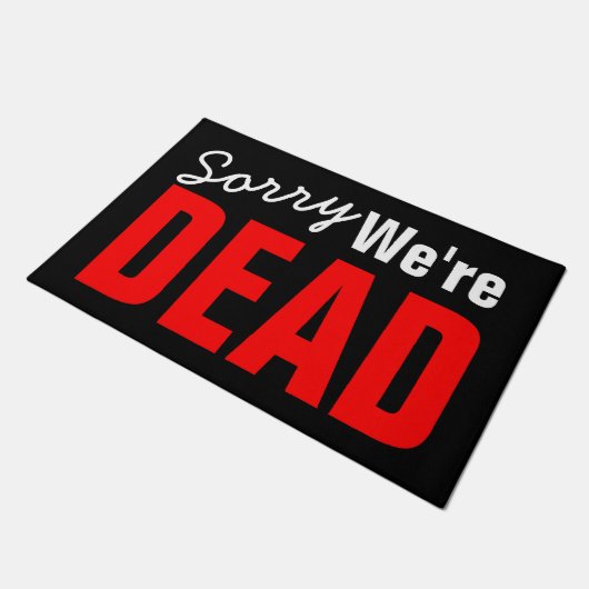 Halloween - Tot Fußmatte (Schrägansicht)