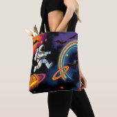 Halloween Tote Bag - Galaxy Trick-oder-Leckerei Ba Tasche (Von Nahem)
