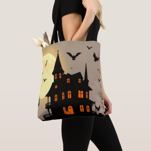 Halloween Tote Bag - Minimal "BOO" Spooky Design Tasche (Von Nahem)
