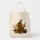 "Halloween Tote Bag mit Wald Fairy" Tragetasche (Vorne)