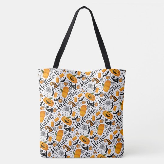 Halloween Tote Bag Tasche (Rückseite)