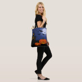 Halloween Tote Bag Tasche (Am Model)