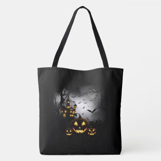 Halloween Tote Bag Tasche (Rückseite)