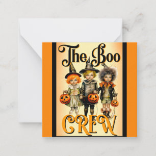 Halloween-Totenbeutel Mitteilungskarte