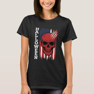 Halloween-Totenkopf-Flagge Vektor-Design_1 T-Shirt